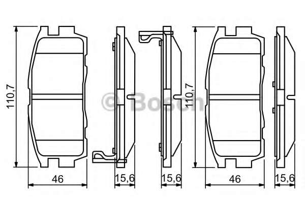 Колодки гальмівні (задні) Opel Antara A/Chevrolet Captiva 06-