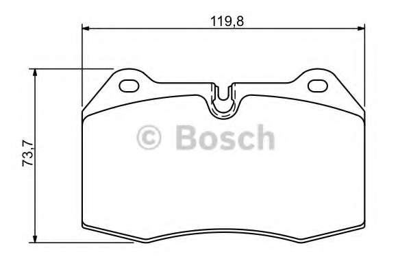 Колодки гальмівні (передні) BMW 7 (E38) 94-01/8 (E31) 90-99 (Brembo)