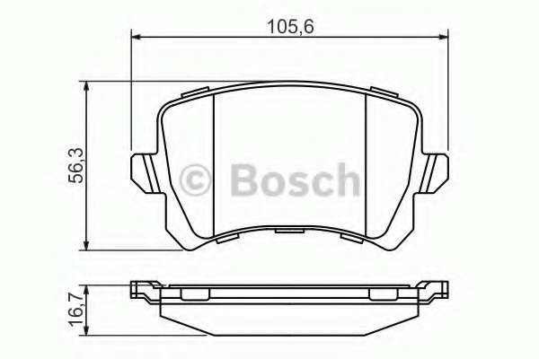 Колодки гальмівні (задні) Audi A6/VW Passat/CC 1.8TSI/2.0TDI 05-
