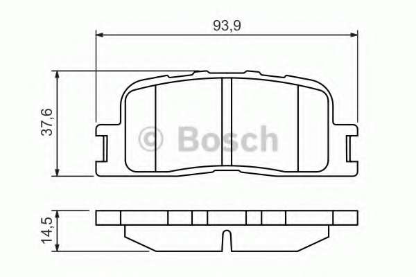 Колодки гальмівні (задні) Toyota Camry 01-11/Highlander 00-03/Lexus ES 96-06