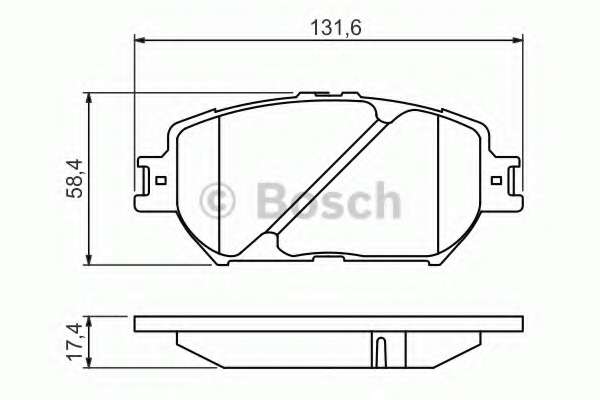 Колодки гальмівні (передні) Lexus GS 05-11/IS III 13-