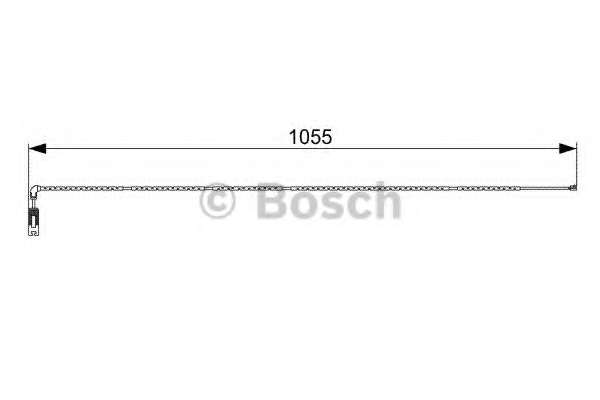 Датчик зносу гальмівних колодок (задніх) BMW X3 (E83) 03-08 (L=1055mm)