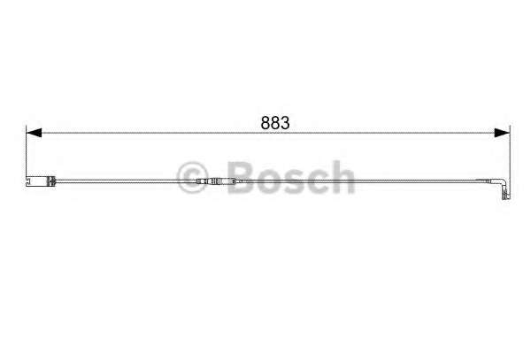 Датчик зносу гальмівних колодок (задних) BMW 5 (E61) 04-10
