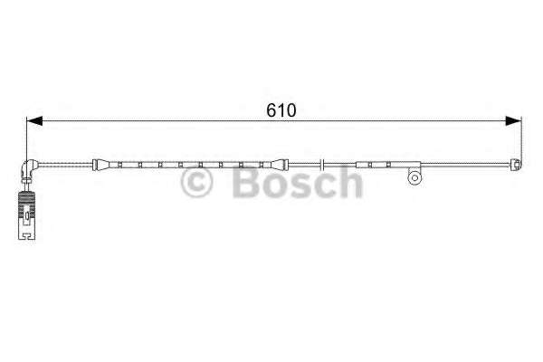 Датчик зносу гальмівних колодок (передніх) BMW Z4 (E86) 06-08 (L=610mm)