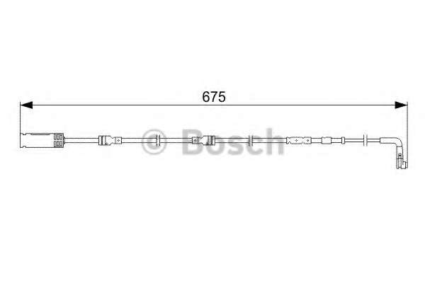 Датчик зносу гальмівних колодок (передніх) BMW 3 (E90/E92/E93) 07-13 (L=675mm)