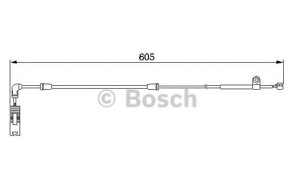 Датчик зносу гальмівних колодок (передніх) BMW 3 (E46) 98-05 (L=605mm)