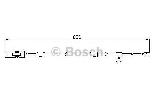 Датчик зносу гальмівних колодок (передніх) BMW X5 (E53) 00-06 (L=800mm)
