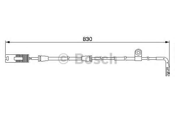 Датчик зносу гальмівних колодок (передніх) BMW 5 (E39) 95-04