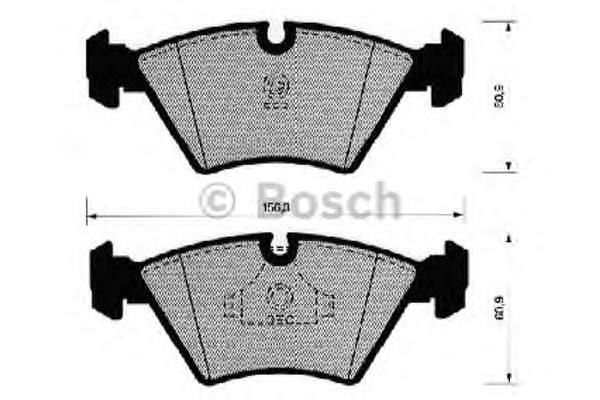 Комплект тормозных колодок, дисковый тормоз