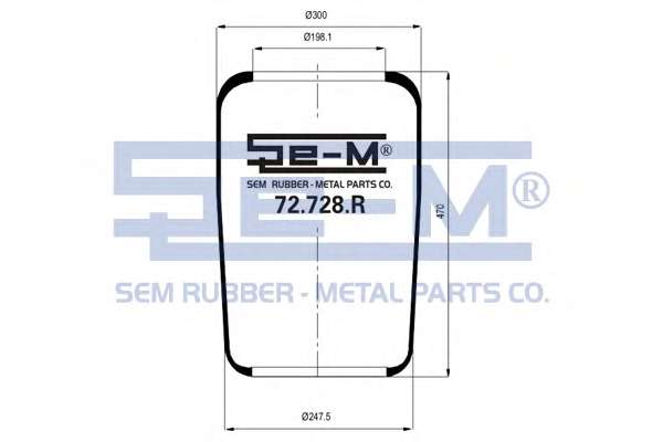 Кожух пневматической рессоры