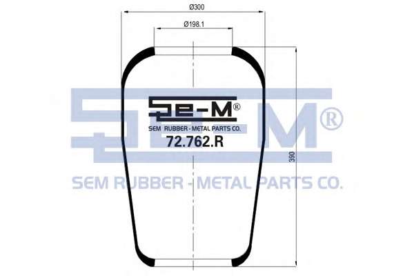 Кожух пневматической рессоры