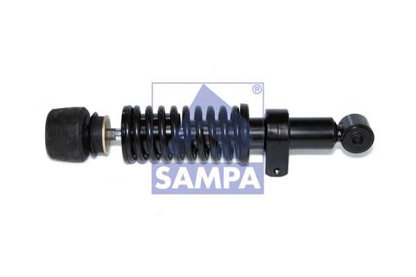 Гаситель, крепление кабины