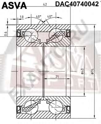 Подшипник ступицы колеса