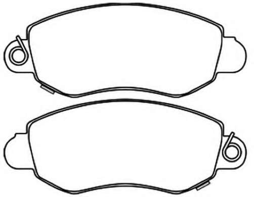 Комплект тормозных колодок, дисковый тормоз