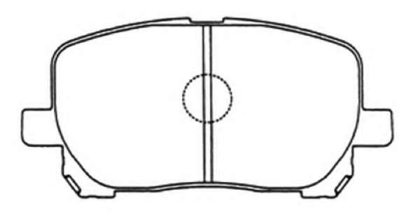 Комплект тормозных колодок, дисковый тормоз