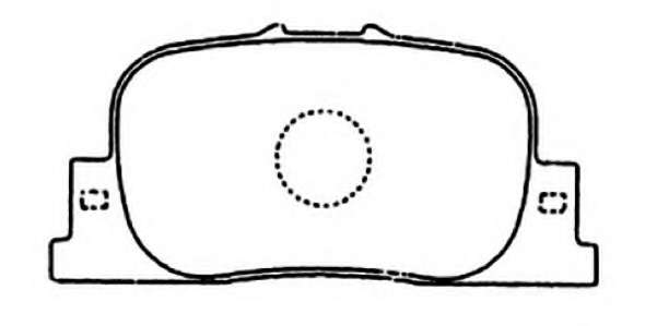 Комплект тормозных колодок, дисковый тормоз