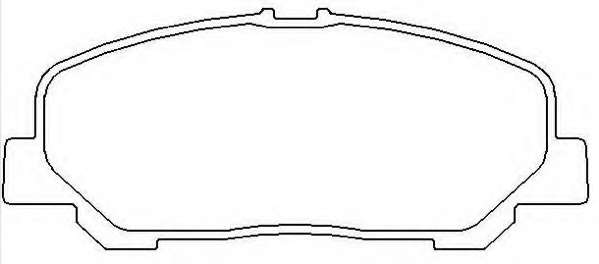 Комплект тормозных колодок, дисковый тормоз