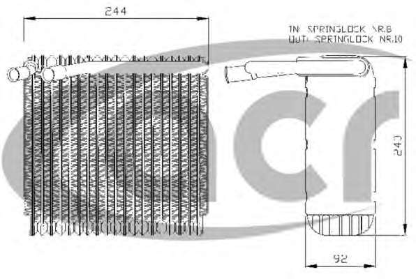 Испаритель, кондиционер