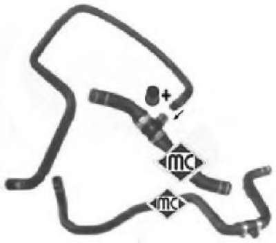 Трубка охлаждающей жидкости