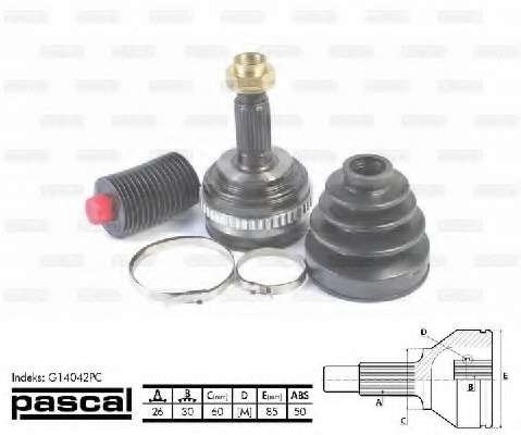 Шарнирный комплект, приводной вал