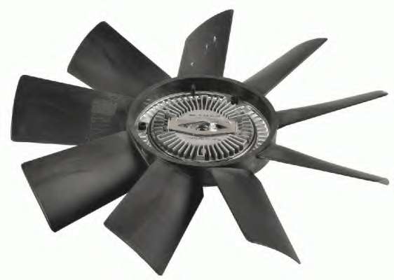 Сцепление, вентилятор радиатора