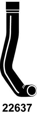 Патрубок радіатора (нижній) BMW 5 (E39)/7 (E38) 2.0/2.5/2.8 95-03 M52