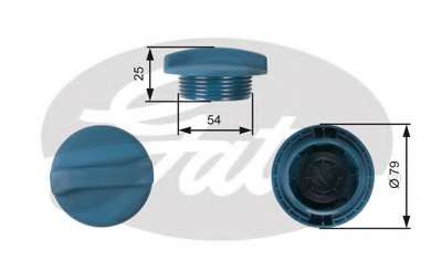 Крышка, резервуар охлаждающей жидкости