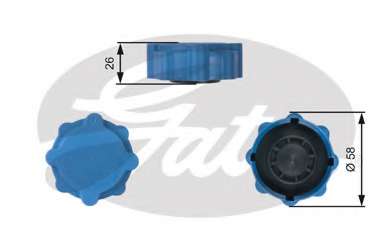 Крышка, резервуар охлаждающей жидкости