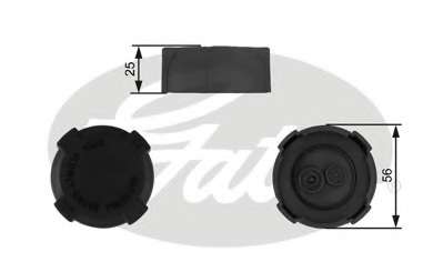 Крышка, резервуар охлаждающей жидкости