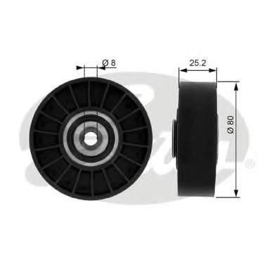 Натяжной ролик, поликлиновой ремень