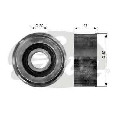 Паразитный / ведущий ролик, поликлиновой ремень