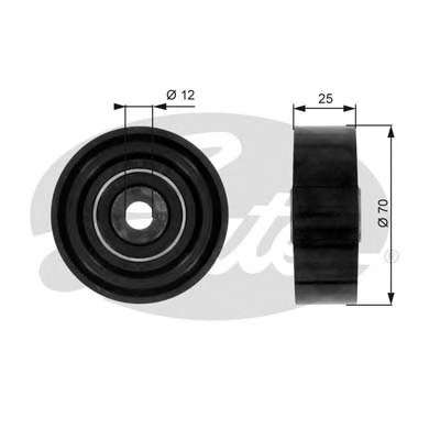 Паразитный / ведущий ролик, поликлиновой ремень