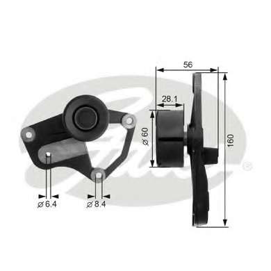 Паразитный / ведущий ролик, поликлиновой ремень