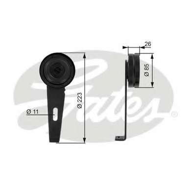 Натяжитель ремня, клиновой зубча