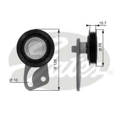 Натяжной ролик, поликлиновой ремень