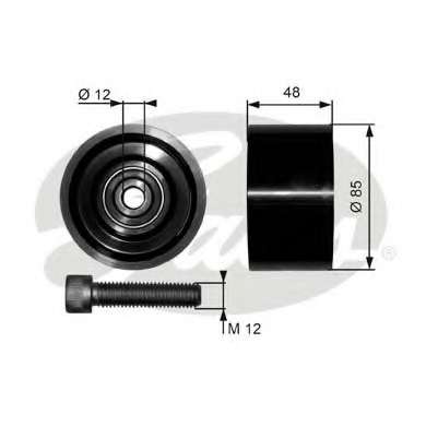 Натяжной ролик, поликлиновой  ремень