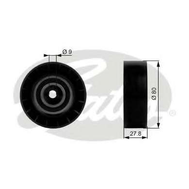Ролик генератора BMW 5 (E34/E39)/7 (E32/E38)/8 (E31) 3.0/4.4 86-04 (паразитний) (80х28)