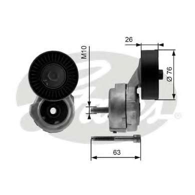 Натяжной ролик, поликлиновой ремень