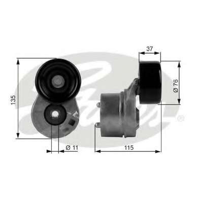 Натяжник ременя генератора Ford Transit 2.4 DI