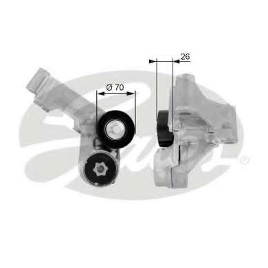 Натяжник ременя генератора Ford Connect 1.8TDCi/Di, 55/66/81kw (70x26)