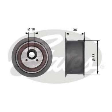 Ролик ГРМ Audi A6/A8 3.7/4.2 94-05/VW Touareg 4.2 02-06 (паразитний) (58х31)
