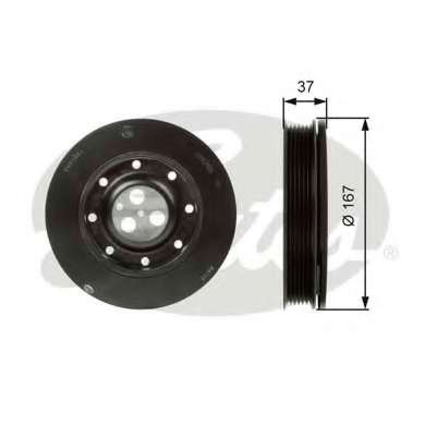 Ременный шкив, коленчатый вал