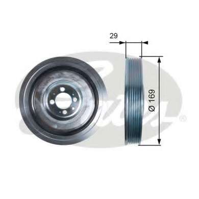 Шків колінвалу Fiat Doblo 1.9D/Palio/Punto 1.9D 01-