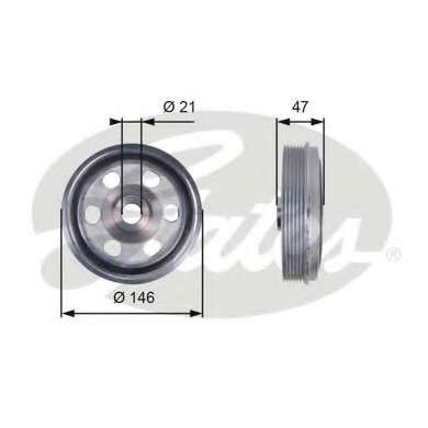 Шків колінвалу Citroen Jumper/Fiat Ducato/Peugeot Boxer 2.8 HDI 98-