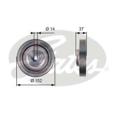 Ременный шкив, коленчатый вал