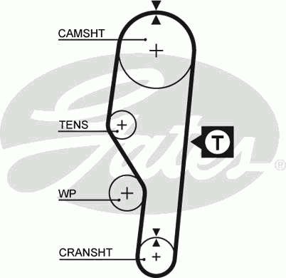 Ремінь ГРМ Seat Ibiza 1.2-1.7 84-