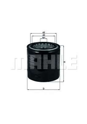 Фільтр масляний Toyota Avensis 2.0D 97-