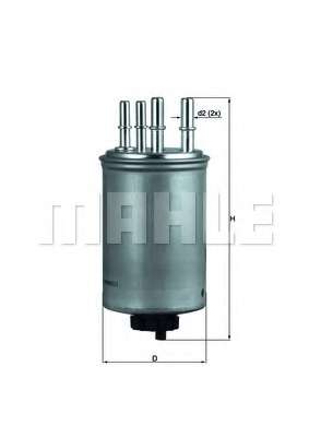 Фільтр паливний Land Rover Discovery III 04-09 (h=187mm)