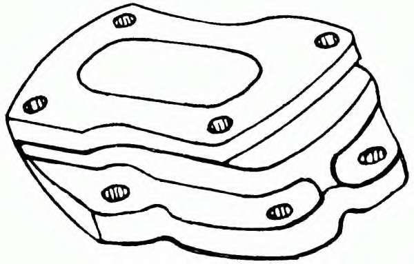 Фланец, карбюратор