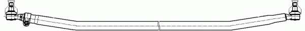 Поперечная рулевая тяга